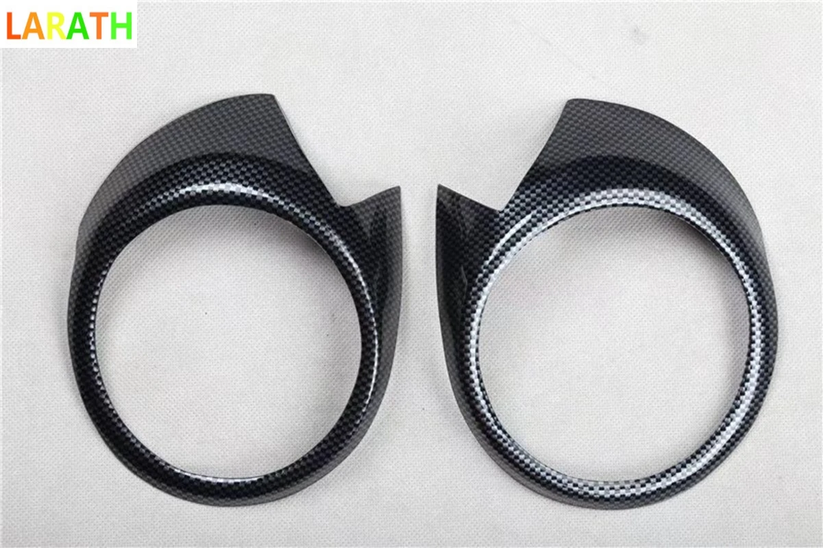 Для Honda Fit Jazz 2007-2012 углеродное волокно Черное Красное дерево передняя сторона