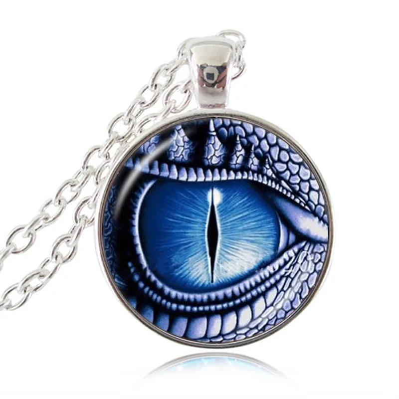 Ожерелье с кулоном в виде Глаз Дракона ожерелье подвеской круглых кабошонов
