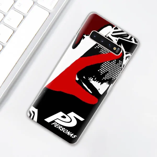 P5 P Persona 5 чехол для телефона для samsung Galaxy S10e S10 плюс S7 S8 S9 Plus, Note 8, 9, 10, плюс S10 5G M20 M30 жесткий чехол Coque - Цвет: 003