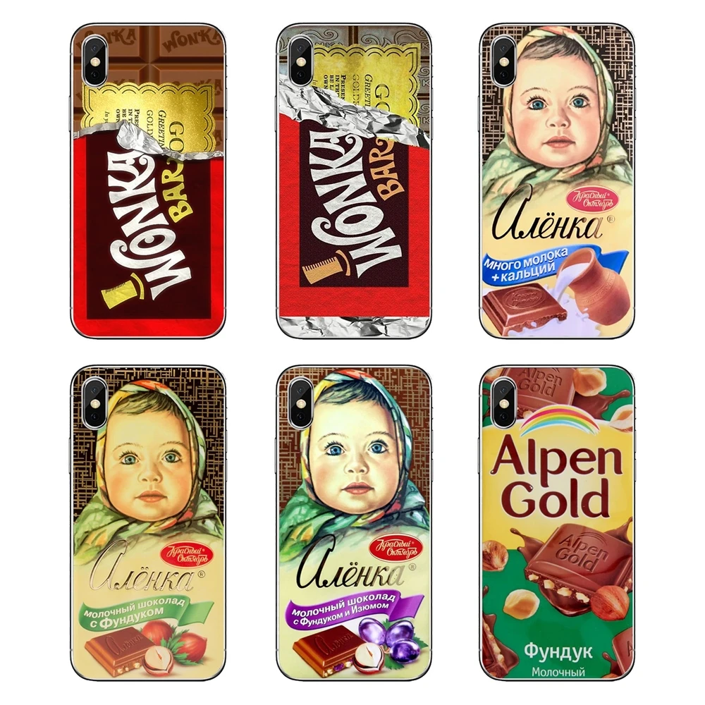 alenka bar wonka chocolate Soft Transparent Cases Covers For Huawei Honor 8 8C 8X 9 10 7A 7C Mate 20 Lite Pro P Smart Plus |