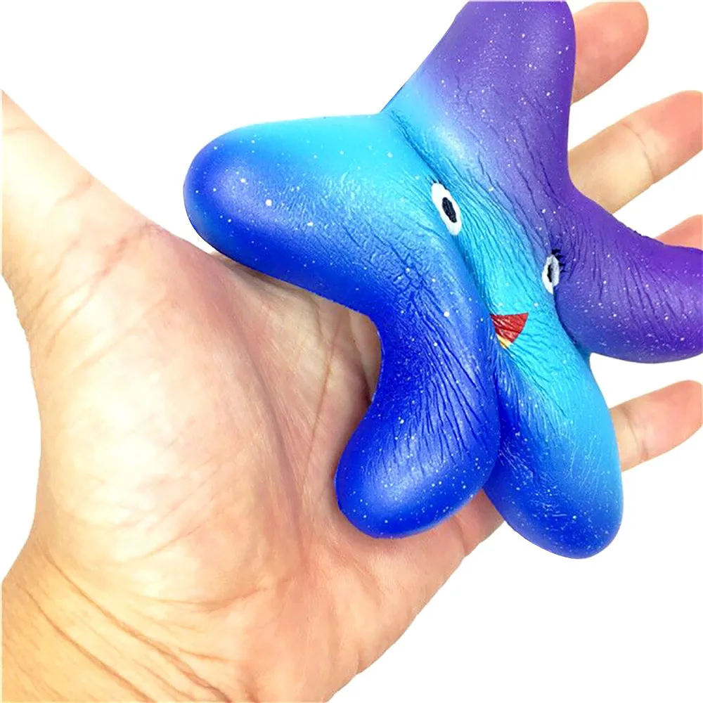 13 см Большой мягкими Galaxy Морская звезда детские Squishies клубничный торт ароматизированный медленный нарастающее при сжатии игрушки снятие стресса игрушки мягкими