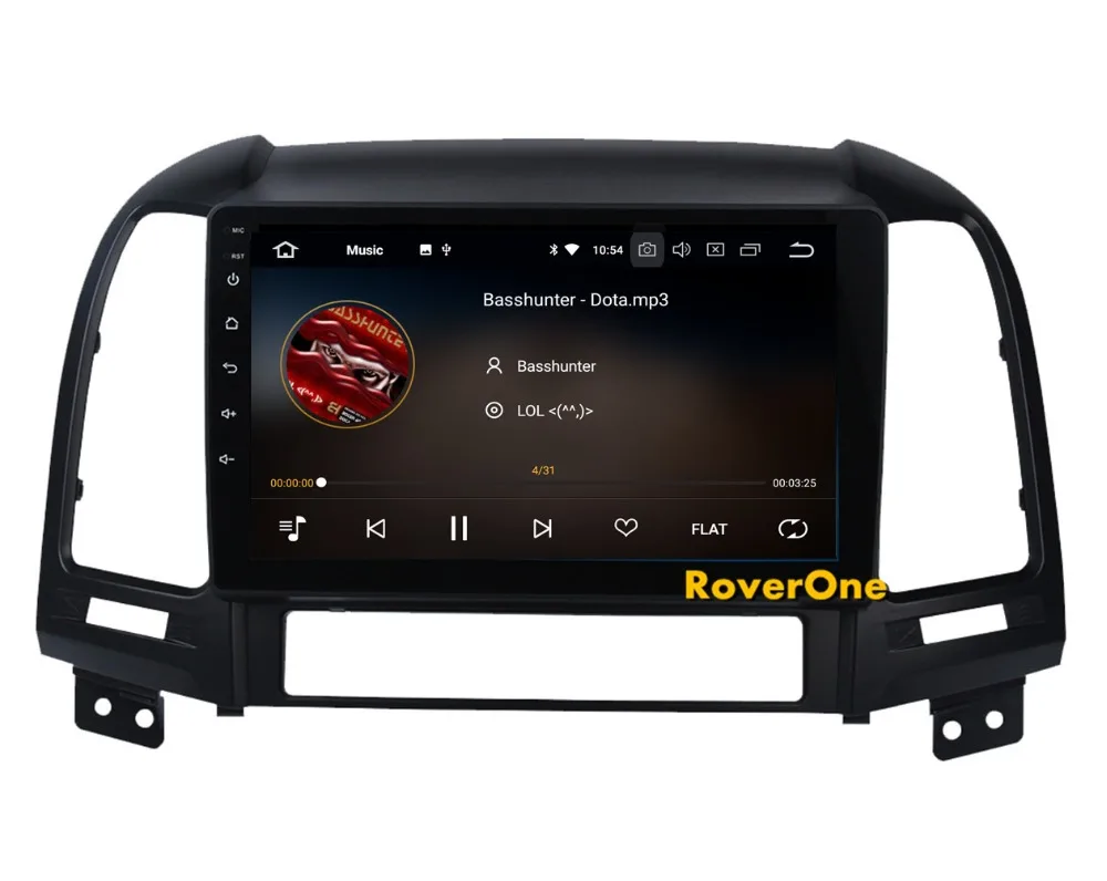 Восьмиядерный Android 9,0 Автомобильный мультимедийный плеер для hyundai Santa Fe SantaFe 2006-2011 Радио Стерео gps навигация Navi без DVD