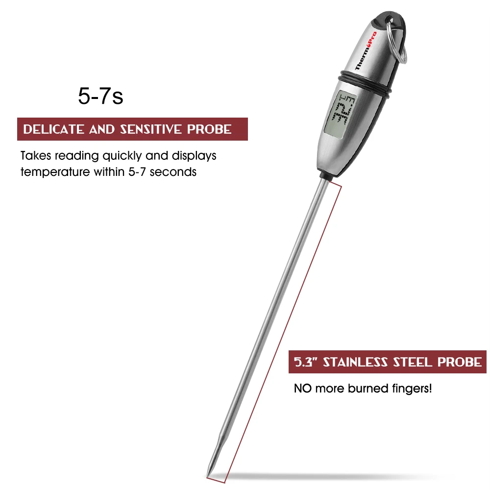 ThermoPro TP-02S New Meat Thermometerfor Oven Kitchen Digital Cooking Food Probe Electronic BBQ OvenThermometer | Дом и сад