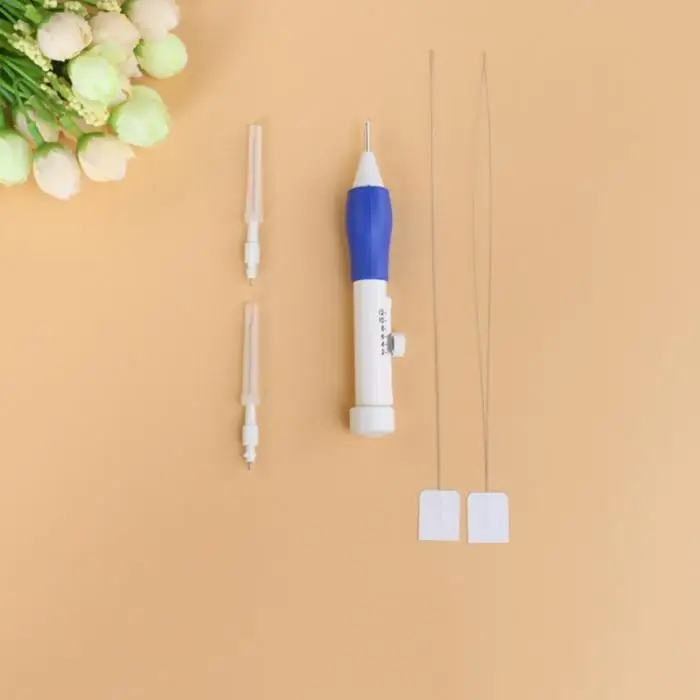 6 шт./Партия DIY Алмазная вышивка ручка 1,3/1,6/2,2 мм Диаметр Пластик иглы шланговые Костюмы Вязание удар швейные иглы инструмент может CSV