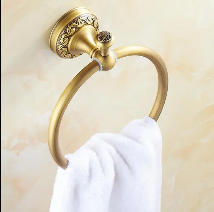 Настенное кольцо для полотенца/держатель полотенец прочная латунная