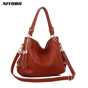 NIYOBO Leather Women Handbags Female Designer Crossbody Bags Messenger Bag Woman Top-handle Bags Tote Shoulder Bag Bolsa
