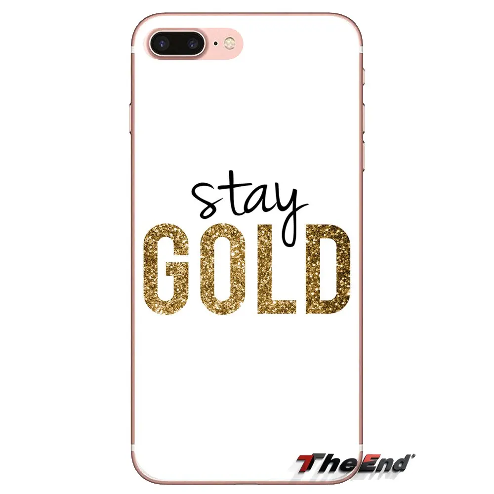 Мягкие чехлы J adore J. Crew Stay Gold Quotes для Huawei Nova 2 3 2i 3i Y6 Y7 Y9 Prime Pro GR3 GR5 2017 2018 2019 Y5II Y6II |