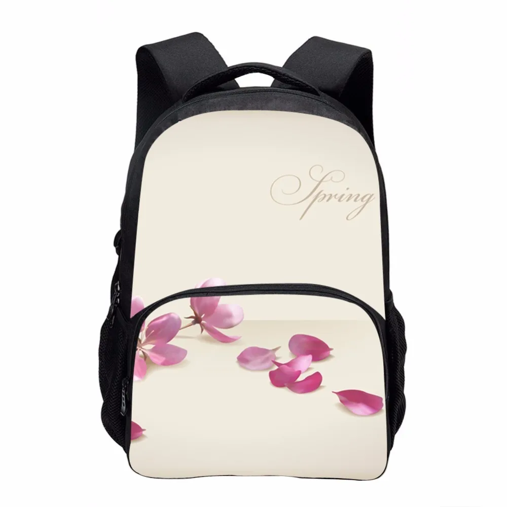 Милая школьная сумка с 3D Розовым цветочным принтом для девочек-подростков, школьный рюкзак на плечо, Женский Повседневный дорожный рюкзак, ...