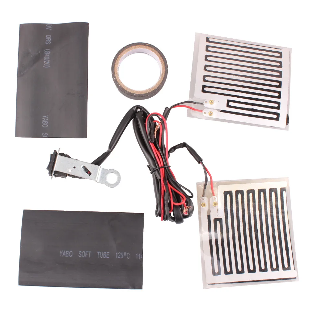 Shipping Free 12V Universal Motorcycle Motorbike Handlebar Warm Heated Grip Kit Pads New Styling Replacement | Автомобили и