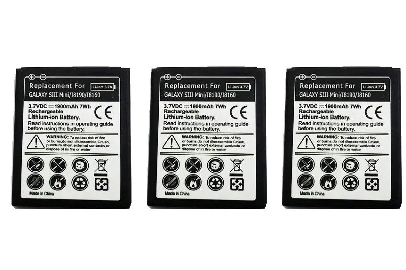 Аккумулятор EB425161LU для Samsung Galaxy S3 SIII MINI I8190 I8160 I699 S7562 S7562I S9920 J1 Mini J1mini J105H J106H 1900 мАч 2