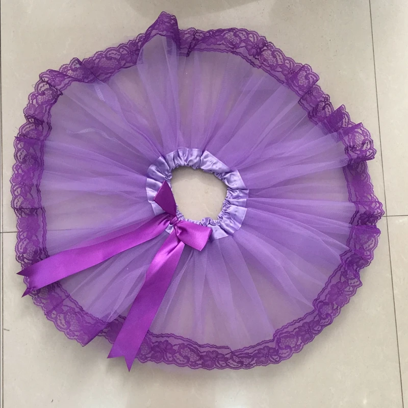 Детская модная фатиновая юбка пачка милая шифоновая Повседневная пышная бальная