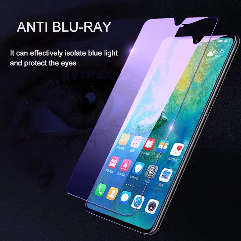 2 шт./лот закаленное стекло для huawei P30 P30 Lite защита экрана против Blu-Ray стекло для huawei P30 lite защитная пленка