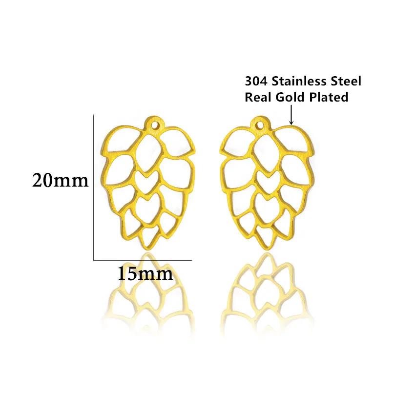 10pcs/lot Stainless Steel Minimalism Hollow Flower Stud Earrings Silver Color Exquisite Plant For Women Bridal Wedding Jewelry | Украшения