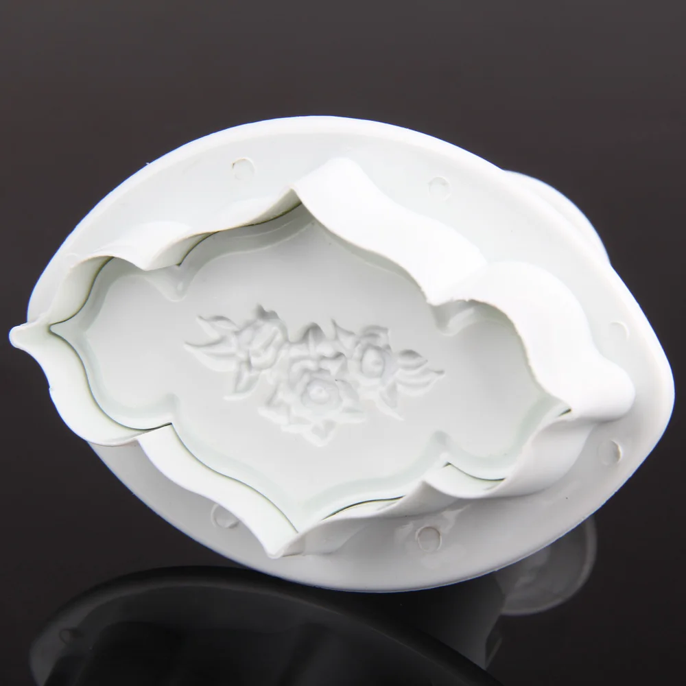 Роза цветок тиснение Весенняя печать вырезанные торты фотоформа для печенья