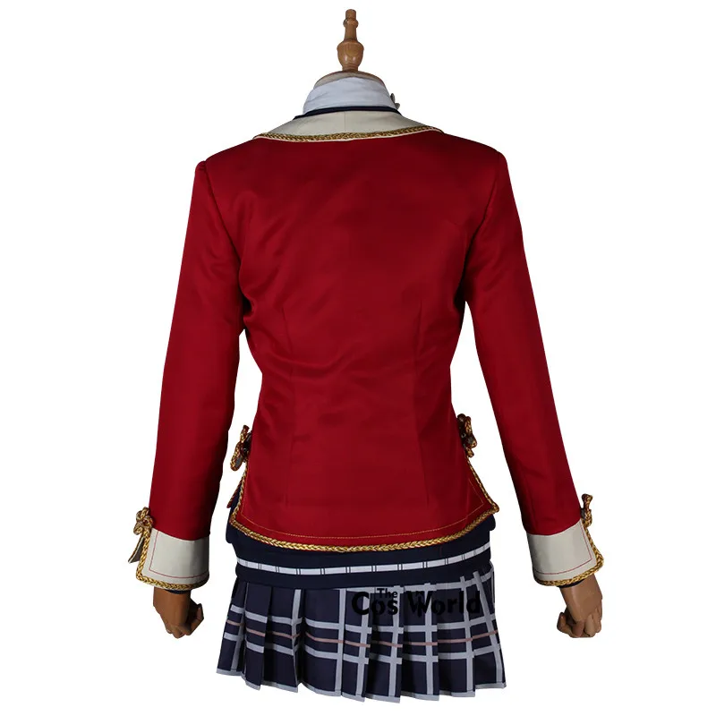 Школьная форма Love Live Sunshine Aqours Takami Chika с красным Кленовым листом рубашка жилет