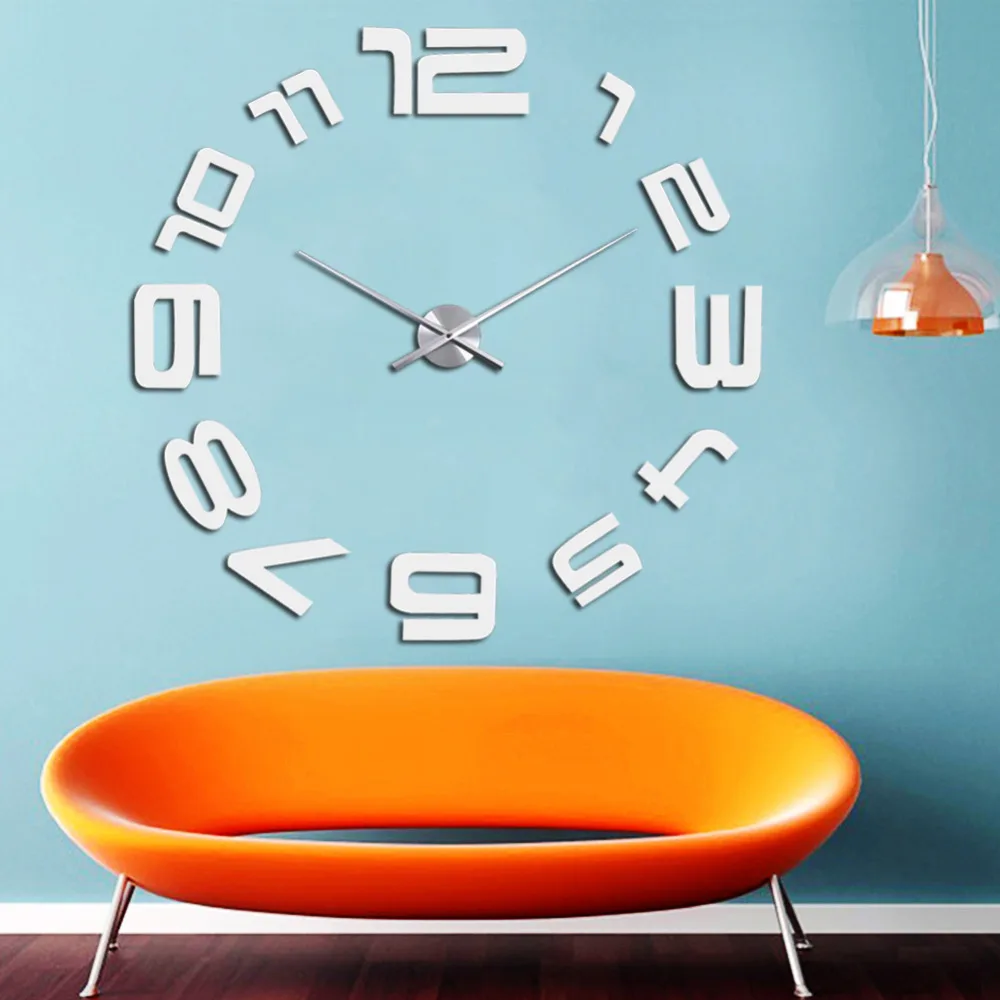 Главная Присоединения DIY Настенные Часы Большое Количество Стены 3D Mirrior Новый 2016