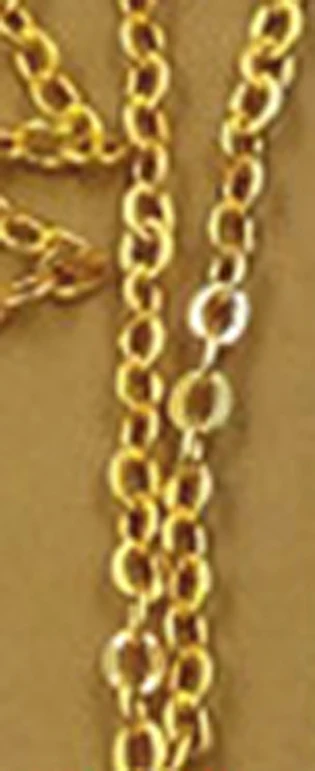 Gold Plated BoYuTe 10 шт. 6 цветов покрытием 70 см 2 мм ширина цепочка фурнитура с застежкой для ожерелье с медальоном маркировка - Цвет: Gold Plated