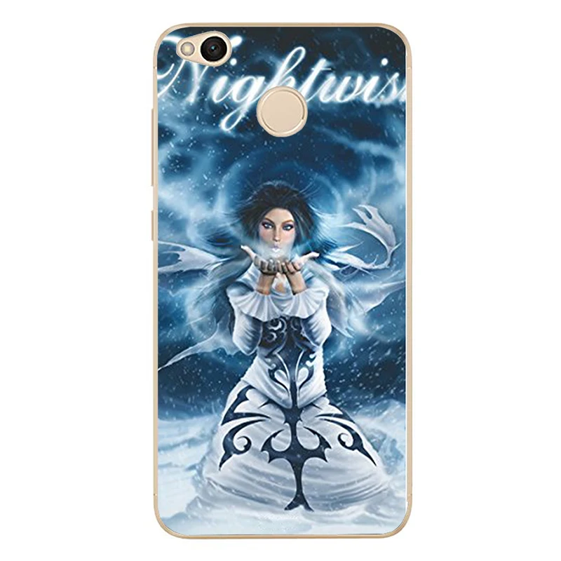 Чехол с рисунком Nightwish мягкий силиконовый чехол из ТПУ для телефона redmi4A 4X 5 5a 5Plus
