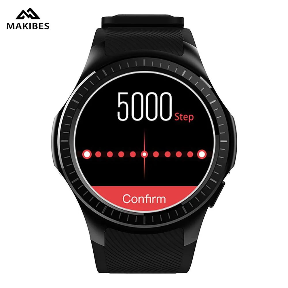 Новые спортивные часы Makibes G05 Pro gps, Bluetooth, умные часы, монитор сердечного ритма, напоминание о звонках, музыкальный плеер, несколько видов спорта - Цвет: Black
