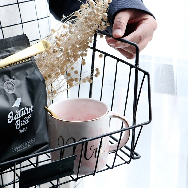 Офис хранения современный железная настольная многофункциональный корзина для