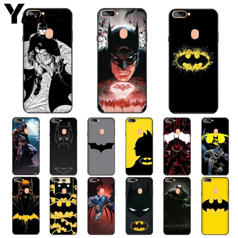 Мягкий силиконовый чехол для телефона Yinuoda Marvel Comics Batman из ТПУ OPPO R11 Plus R11S R17/R17 Neo R9 R9S
