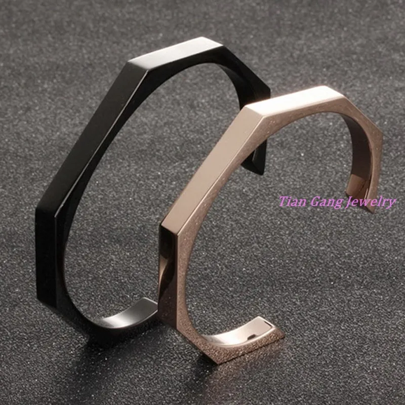 Модная пара браслет ювелирных изделий Простой Панк Грановитая