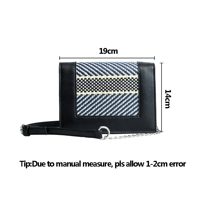 

New Women Panelled Straw Bags Bohemian Female Summer Beach Handbag Chains Lady Knit Shoulder Bag Holiday Mini Woven Bolsa SS3305