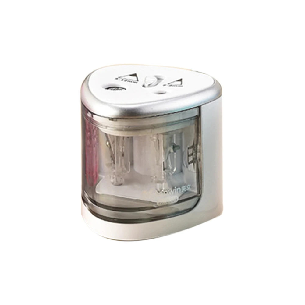 Automatic Electric Touching Switch Pencil Sharpener /Pink/Silver Office School Student Supply Drop Shipping ~3 | Канцтовары для