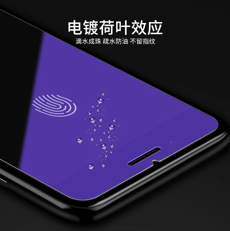 Bonaier высококачественный стеклянный экран для iphone 6s 6 Plus с защитой от синего света