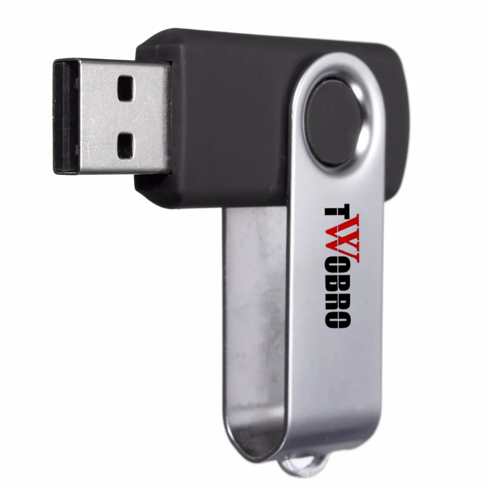 Twobro многоцветный вращающийся флешки 16 ГБ 32 64 USB флешка 2 0 8 4 1 ключ кулон накопитель