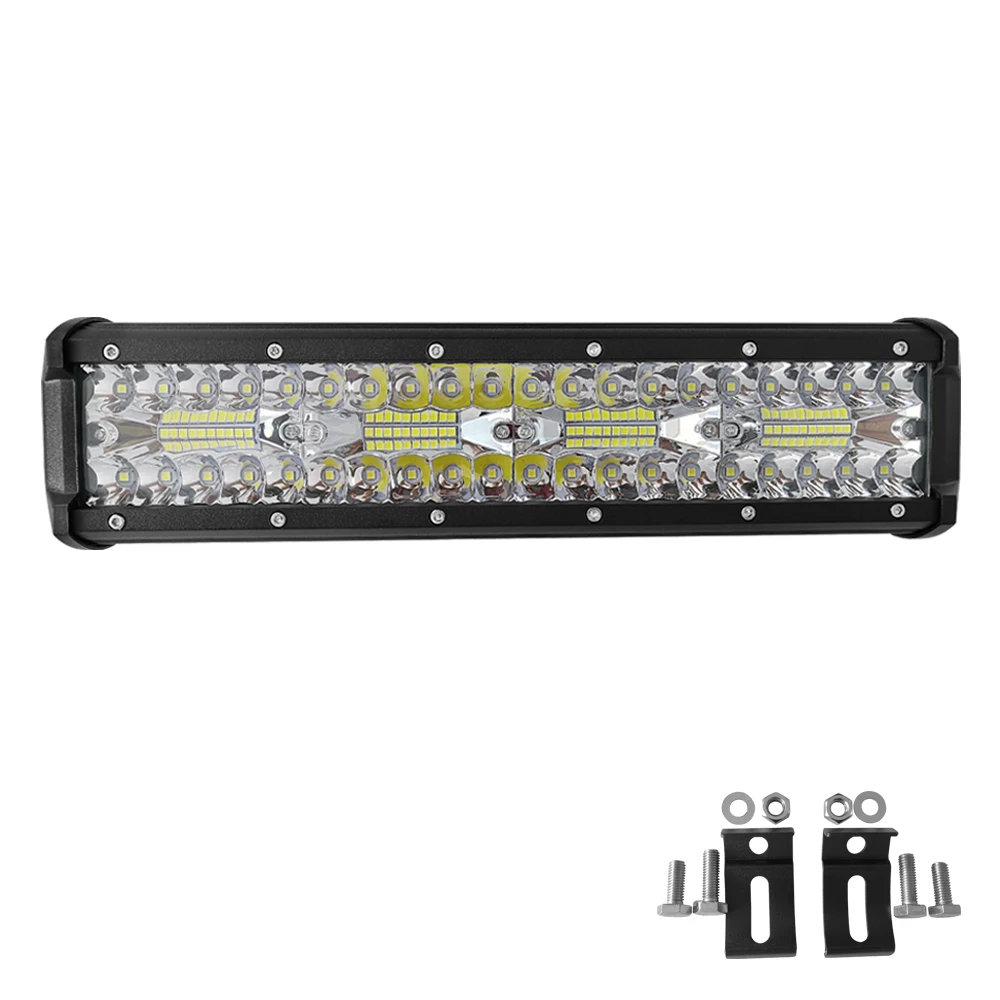 

240W 6000K LED Work Light Bar Combo Offroad LED Light Bar for Tractor Boat 4WD Trucks ATV Waterproof Night Driving Lights