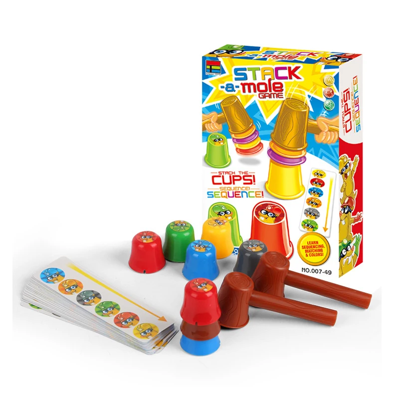 35PCS/Set Child Gophers Table Entertainment Toys for Parent-Child Interactive Toy Children Tacking Desk Playing Party Game | Игрушки и