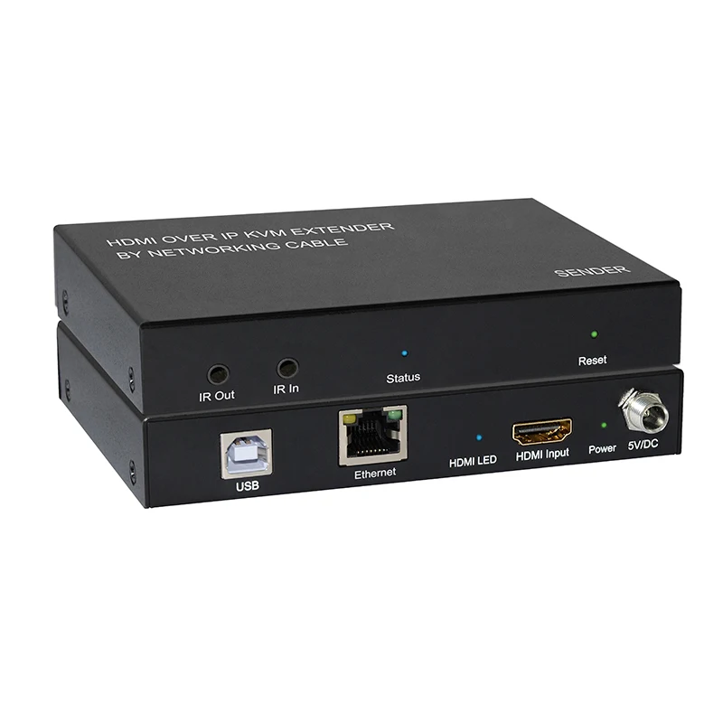 

HM-ET09 HDMI через IP KVM-удлинитель с помощью сетевого кабеля