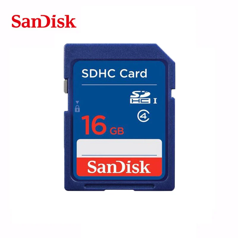 Оригинальная карта памяти SanDisk SD 32 ГБ 16 8 4 Гб C4 SDHC класс камеры sd Pass официальная