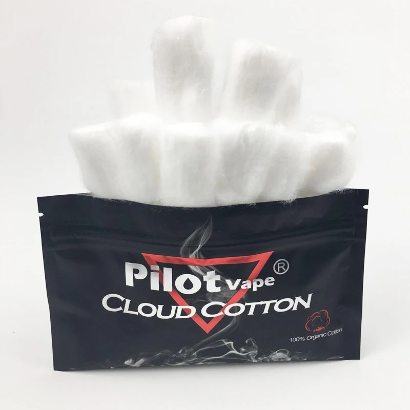 Pilot vape хлопковый бекон 5 шт/10 Упаковка облачный хлопок для вейпера обслуживаемый