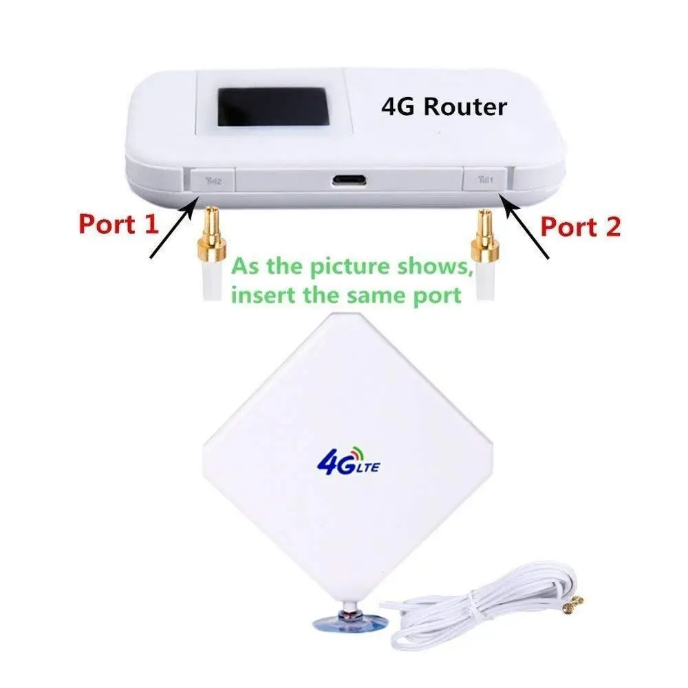 Лот из 2шт huawei B525 35dBi 3g/4G LTE антенна с длинным диапазоном сигнала(маршрутизатор не входит в комплект