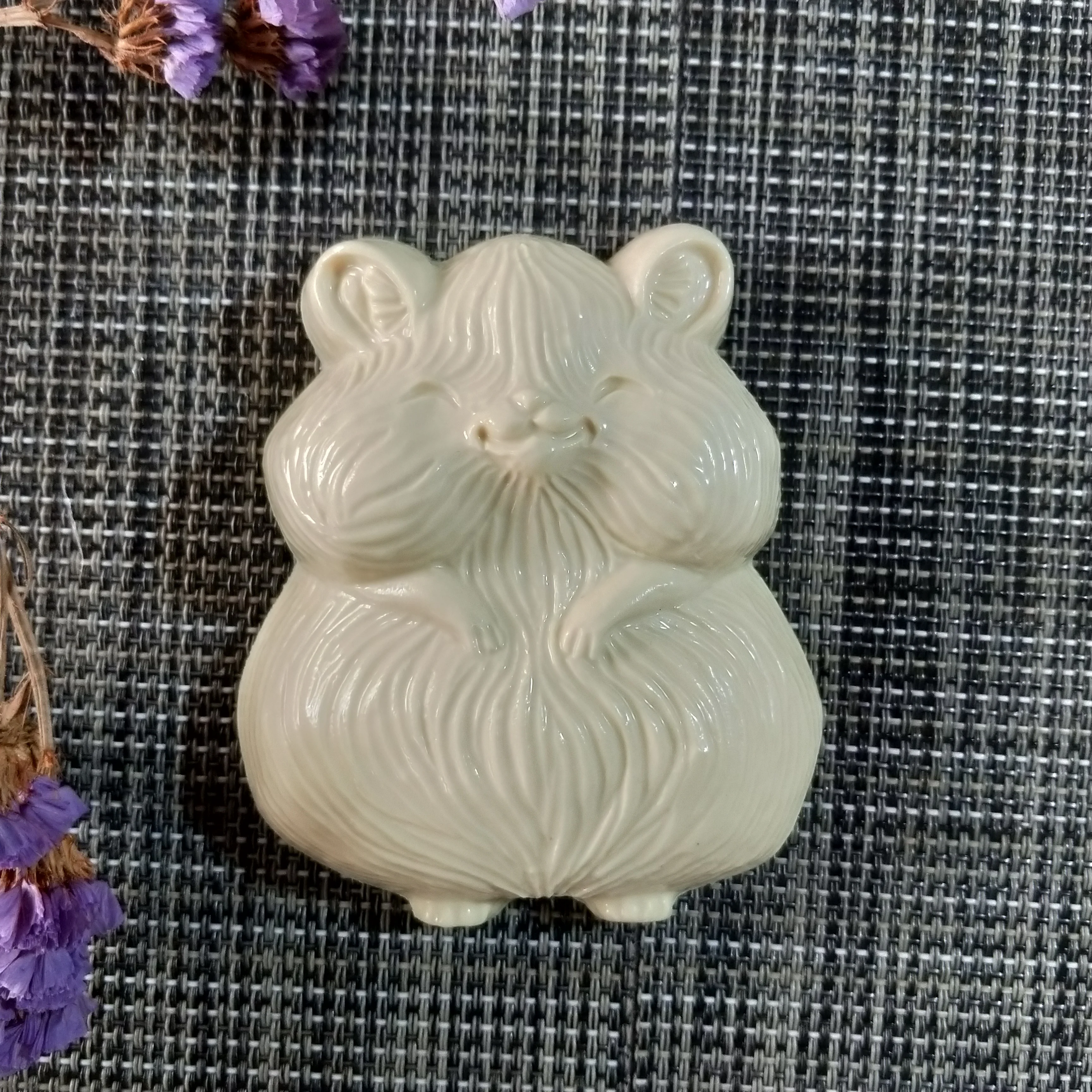 DW0133 PRZY 3d животные милый маленький хомяк силиконовая форма для мыла изготовления