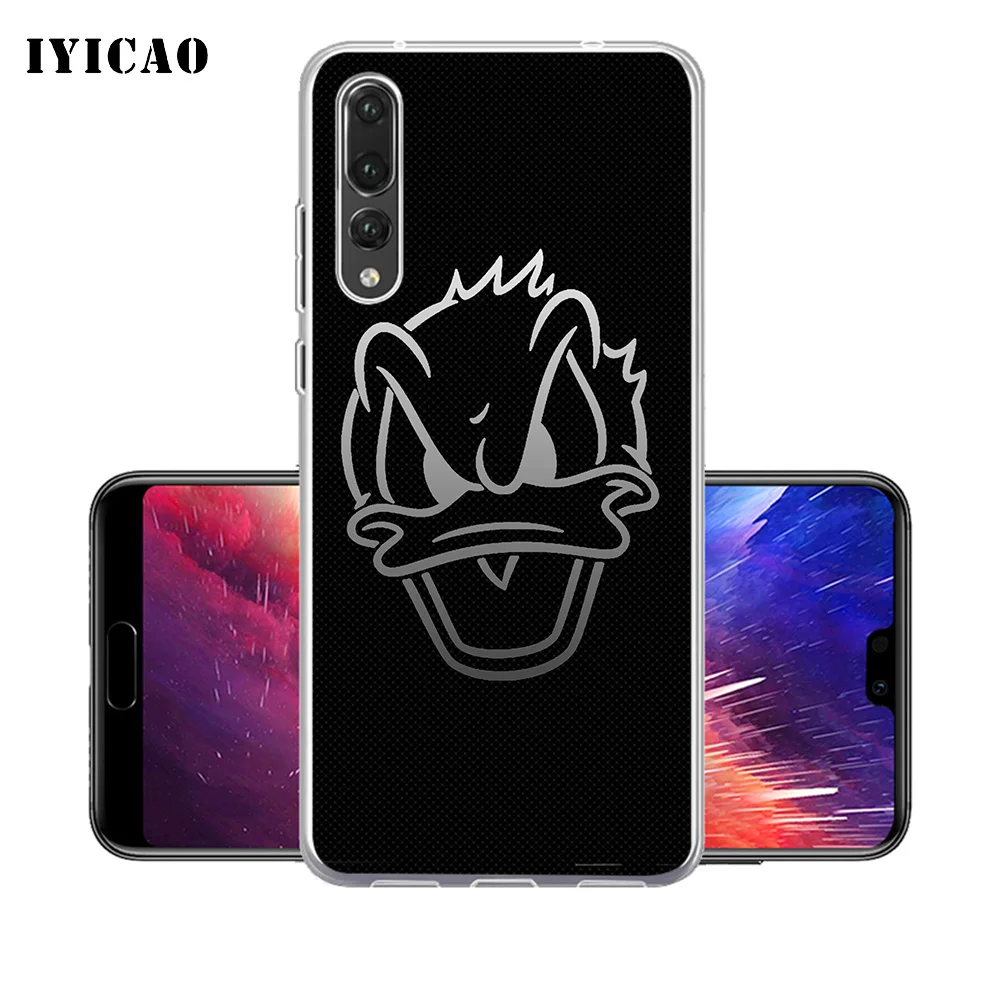 IYICAO Дональд Дак Мягкий силиконовый чехол для телефона Huawei P30 P20 Pro P10 P9 P8 Lite P Smart TPU |