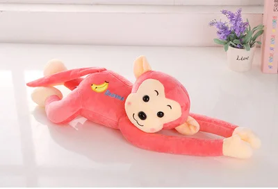 

about 55cm pink monkey,soft doll throw pillow birthday gift b0904