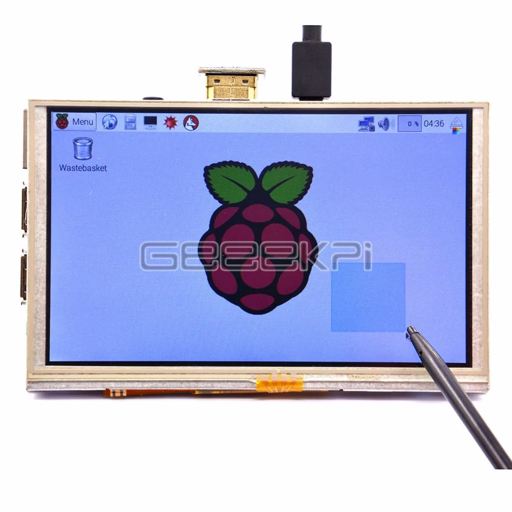 GeeekPi Raspberry Pi 5 дюймов HDMI TFT lcd 800x480 Сенсорный экран для 3/2 Модель B|screen for raspberry pi|screen