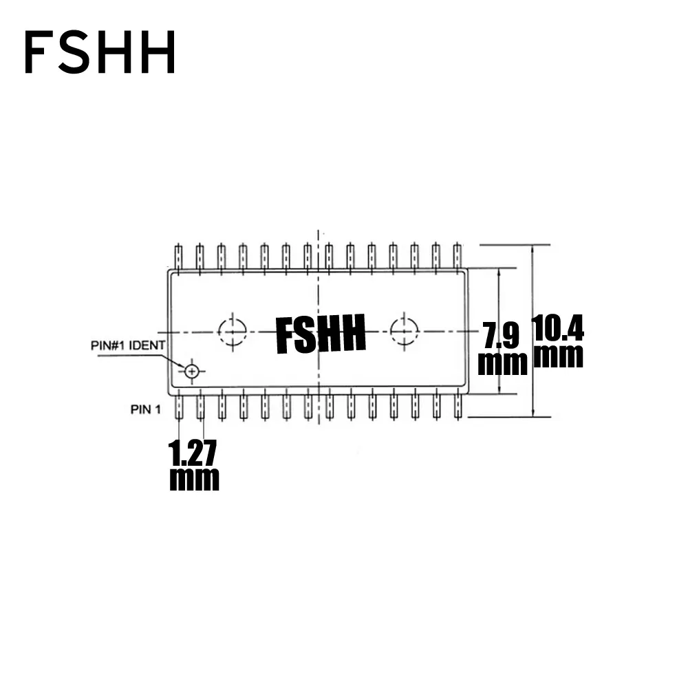 SOP28 к DIP28 адаптер программатора SOIC28 стандартное тестовое гнездо | Компьютеры и