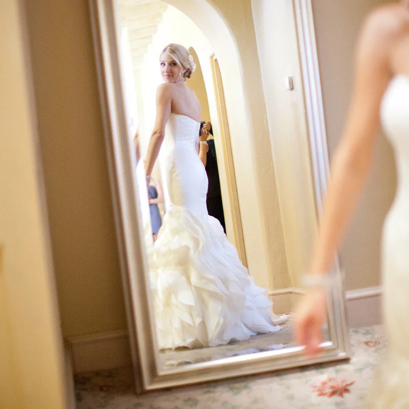 Top Fashion Real 2019 Rushed Casamento Mermaid Bridal Gowns Ruffles Sweetheart Off shoulder Zipper Wedding dress for women | Свадьбы и