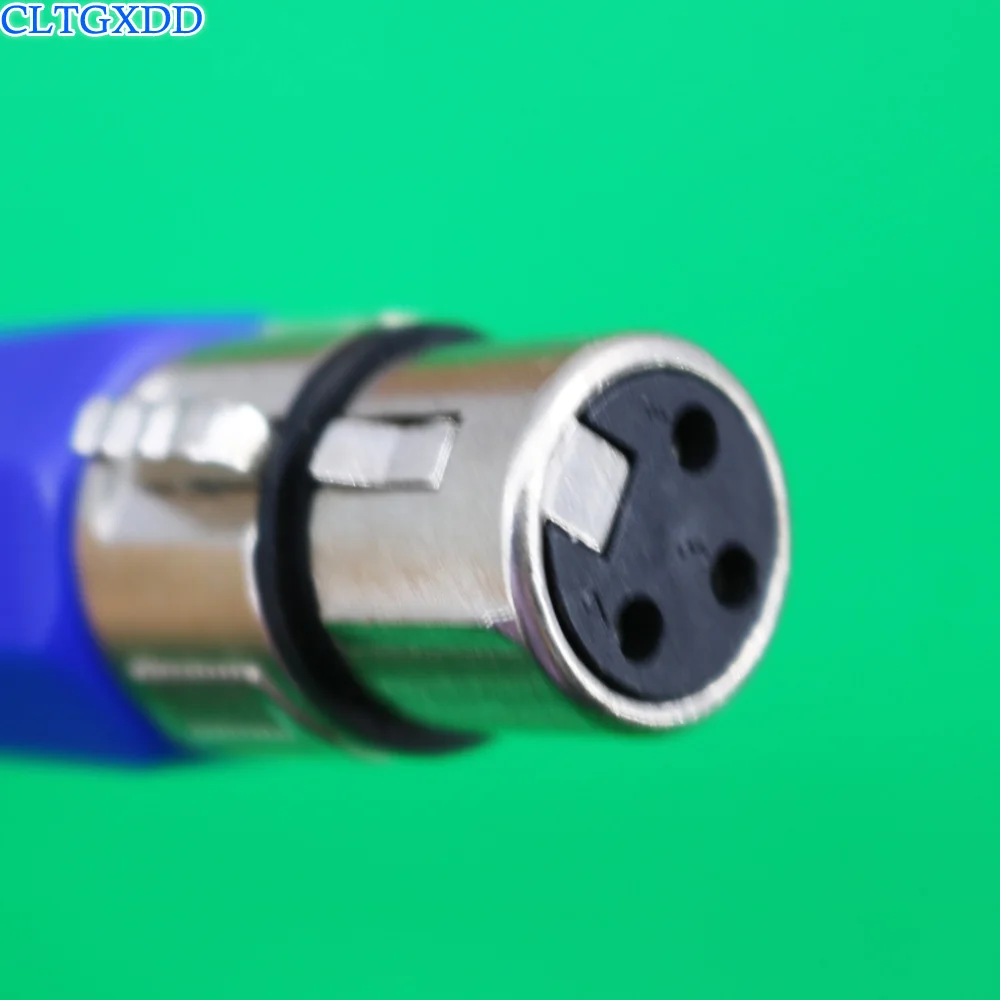 

cltgxdd 1pc 3Pin XLR Jack Male to 1/4" 6.35mm Female Plug Stereo Microphone Adapter Cable Cord