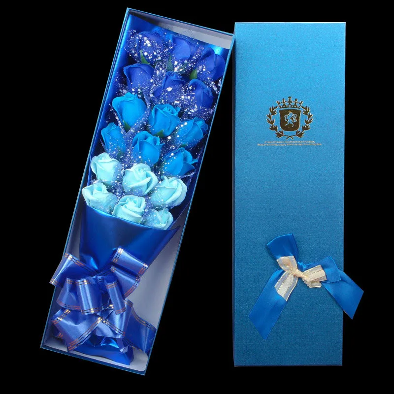 Искусственный цветок мыло роза искусственный Подарочная коробка романтический