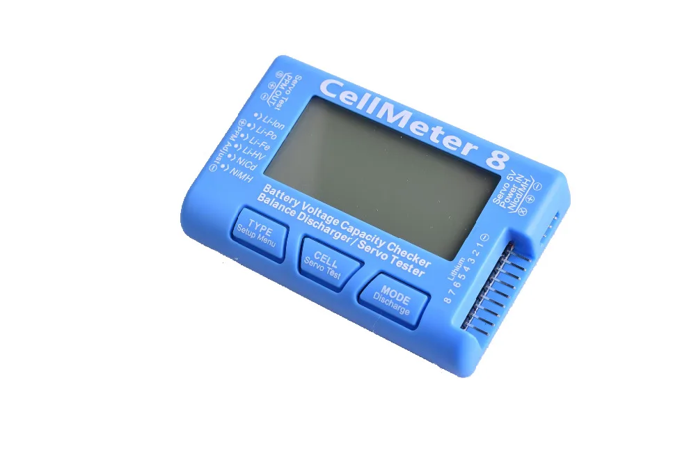 CellMeter RC CellMeter8 батарея бесщеточный мотор Servo Checker тестер 2S 8S LiPo Life Li Ion NiMH Nicd|Детали и