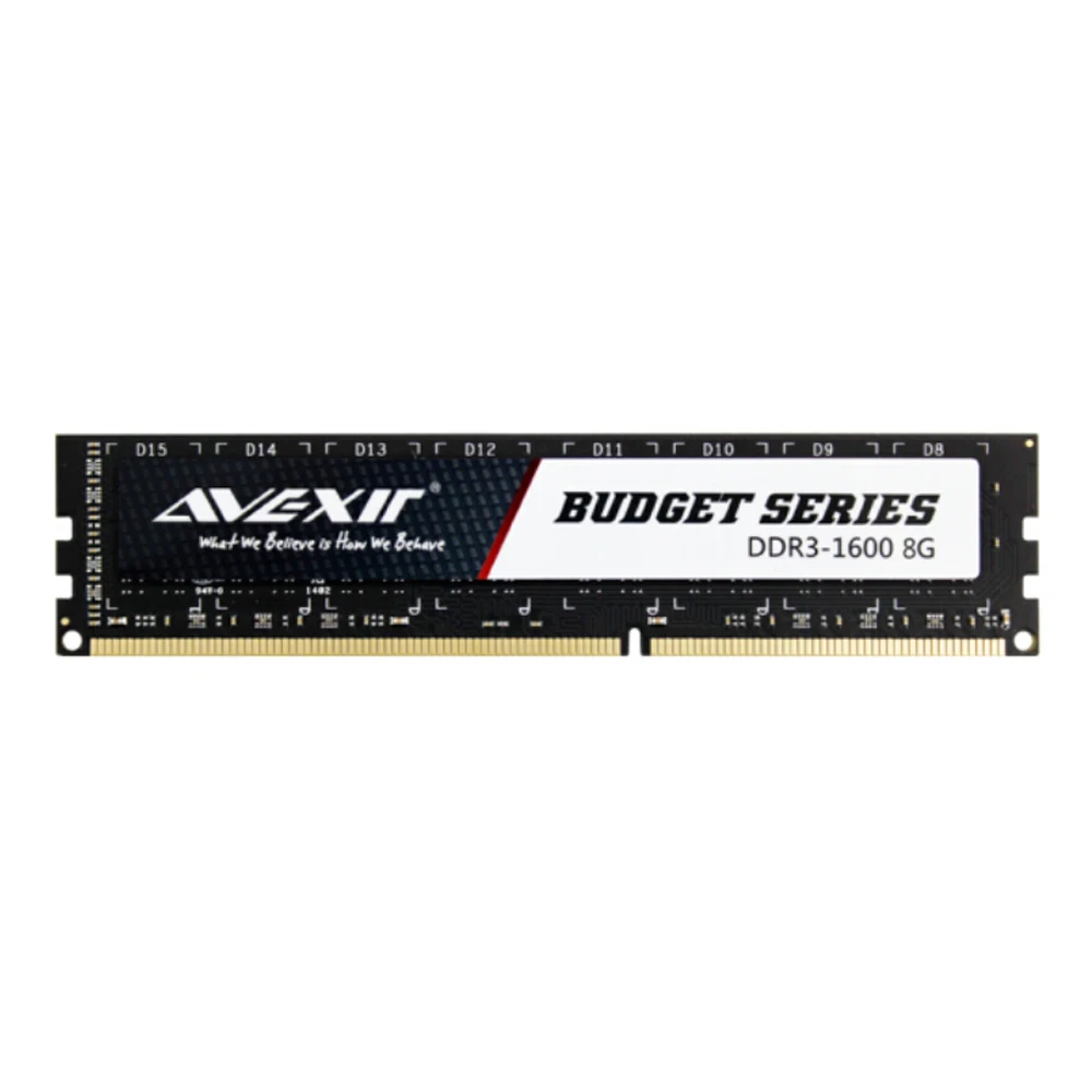 AVEXIR RAM DDR3 4 GB/8 GB 1600MHz напряжение памяти 1 5 V настольная память PC3 12800 Тип интерфейса