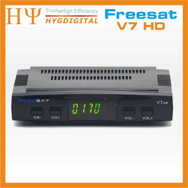 Оригинальный Freesat V7 DVB S2 HD спутниковый ТВ приемник + Wifi Поддержка PowerVu Biss ключ Cccamd