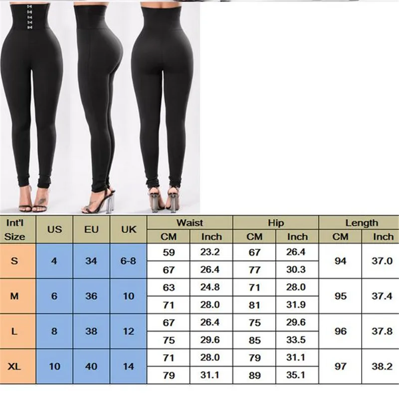 Женские спортивные штаны черные леггинсы с высокой талией женские модные