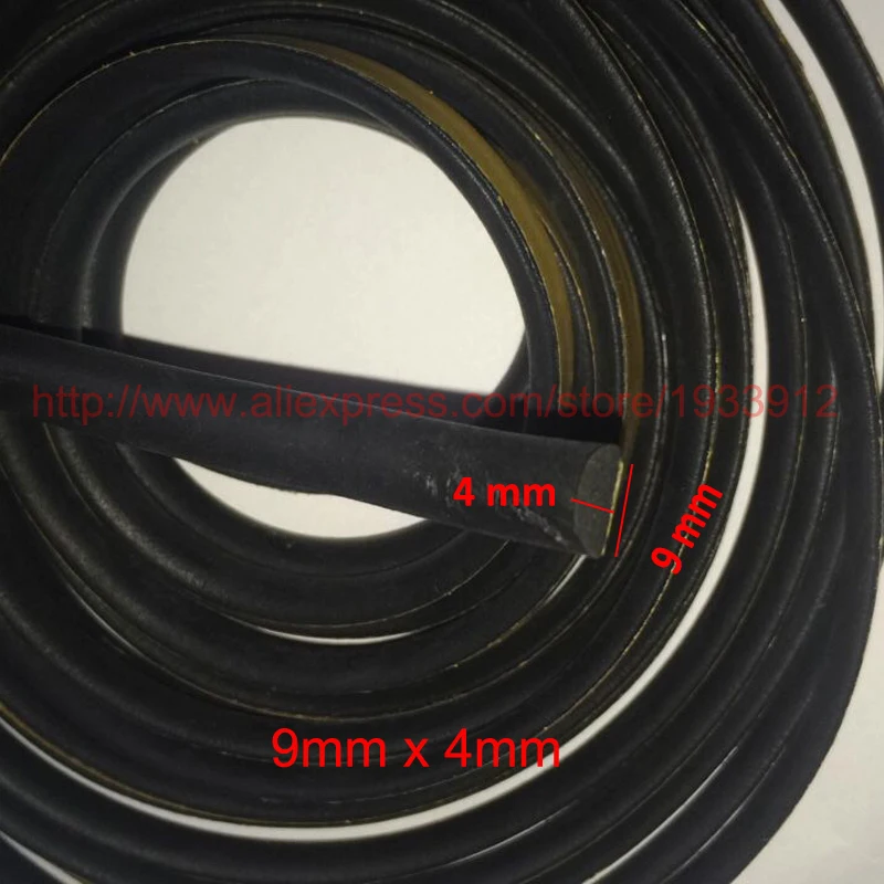 

3m x 9mm x 4mm D type cabinet door window self adhesive rubber foam seal strip crashproof weatherstrip sound insulation