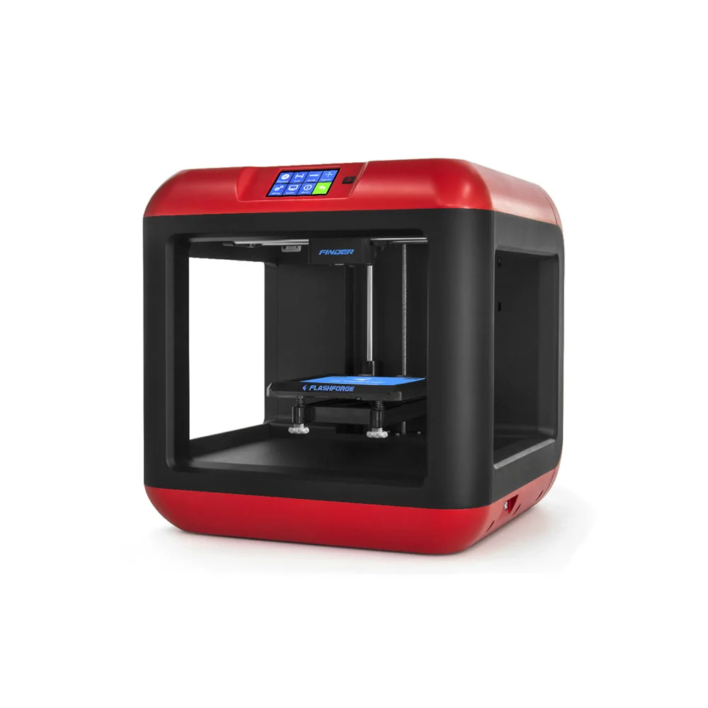 3d принтер FlashForge Finder Настольный WiFi 3d принтер автоматическое выравнивание съемной платформы один экструдер с 0,3 кг PLA нити